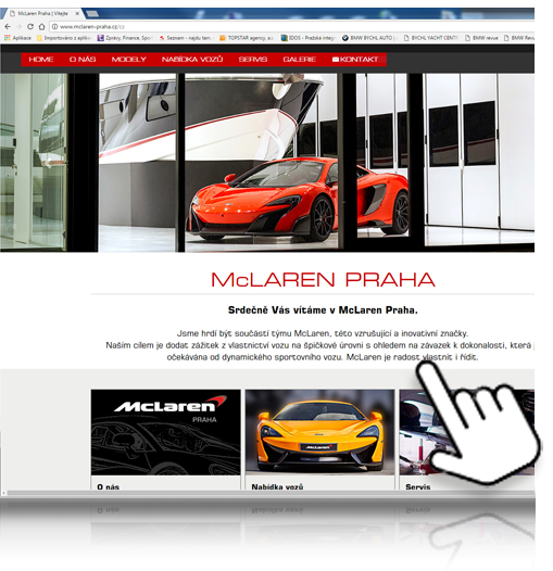  a Facebook pro McLaren Praha TOPSTAR AGENCY A.S.